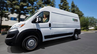 A row of Enterprise Trucks